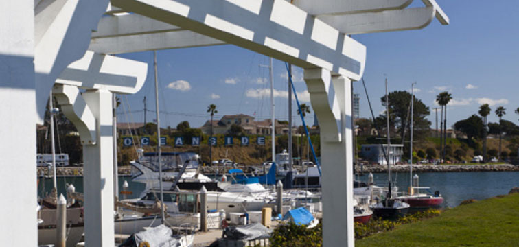 Slips at Oceanside Harbor